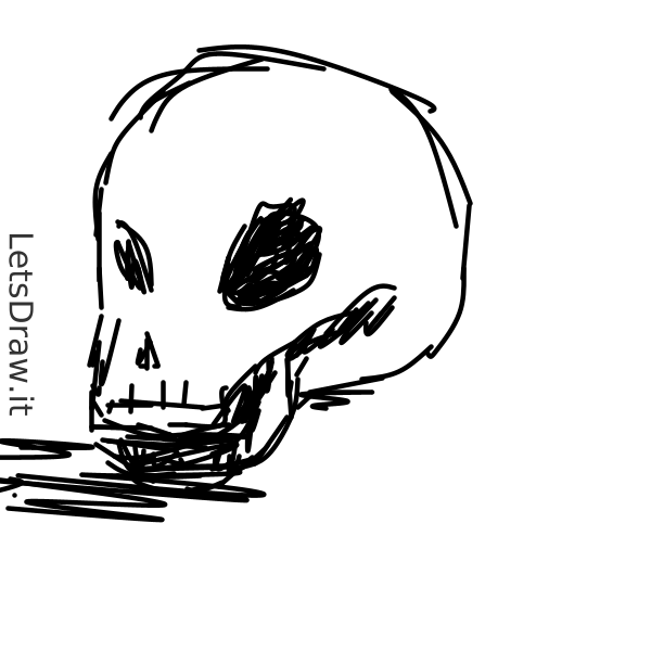 How to draw Skull / h4d9n43su.png / LetsDrawIt