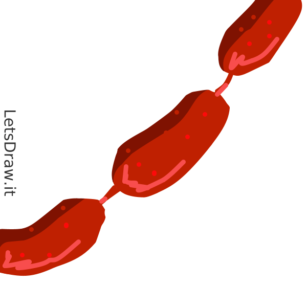 How to draw sausagemeat / hcebc1n5h.png / LetsDrawIt