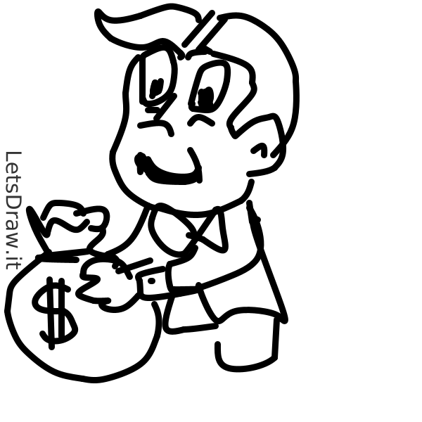 How to draw rich / j8y8kzent.png / LetsDrawIt