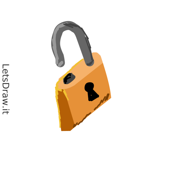 How to draw lock / jf6gd88fa.png / LetsDrawIt