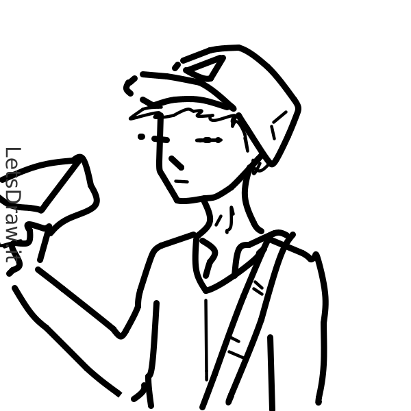 How to draw messenger / mo5gf7nfs.png / LetsDrawIt