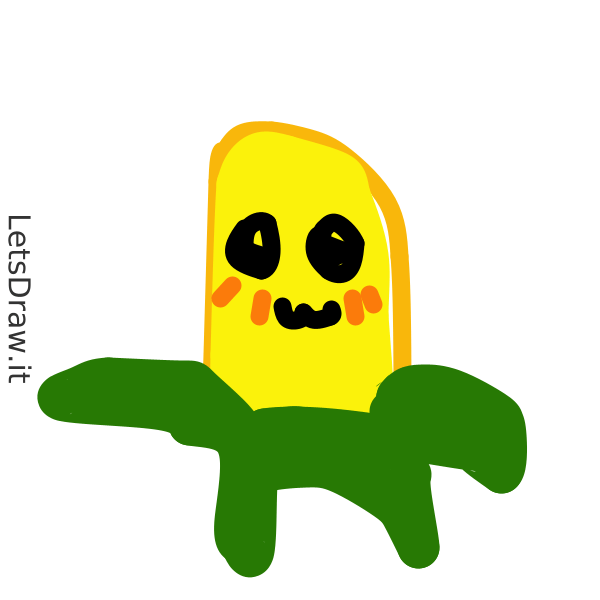 How to draw maize / od37pfwp8.png / LetsDrawIt