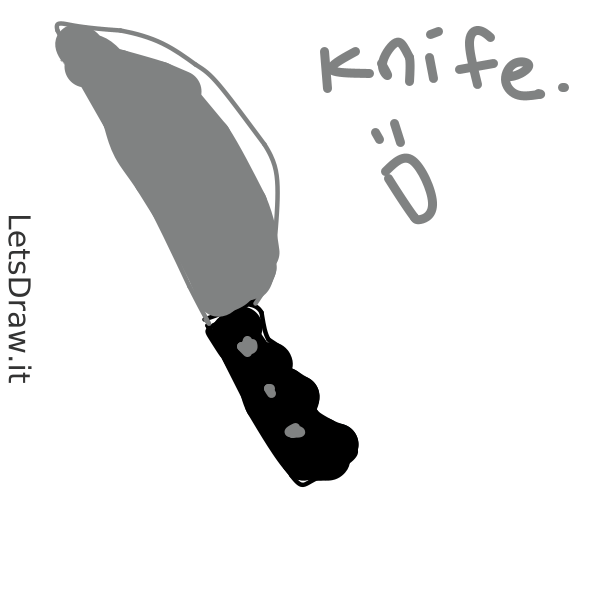 How to draw knife / oqc7n31k1.png / LetsDrawIt