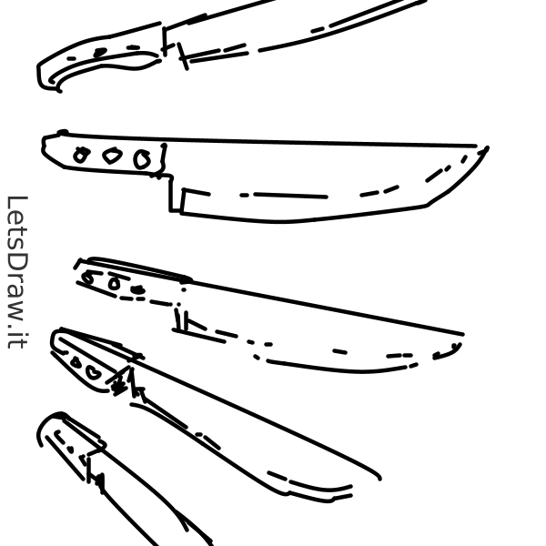 How to draw knife / u57xnc34o.png / LetsDrawIt