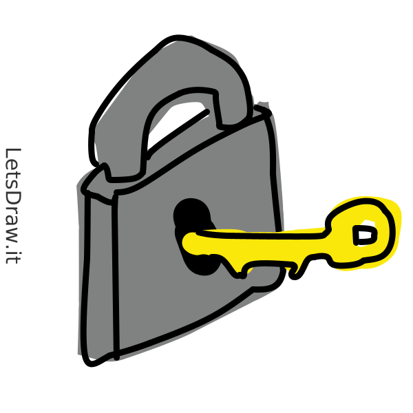 How to draw lock / u7acc5cs.png / LetsDrawIt