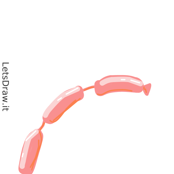 How to draw sausagemeat / ucrccxuxe.png / LetsDrawIt