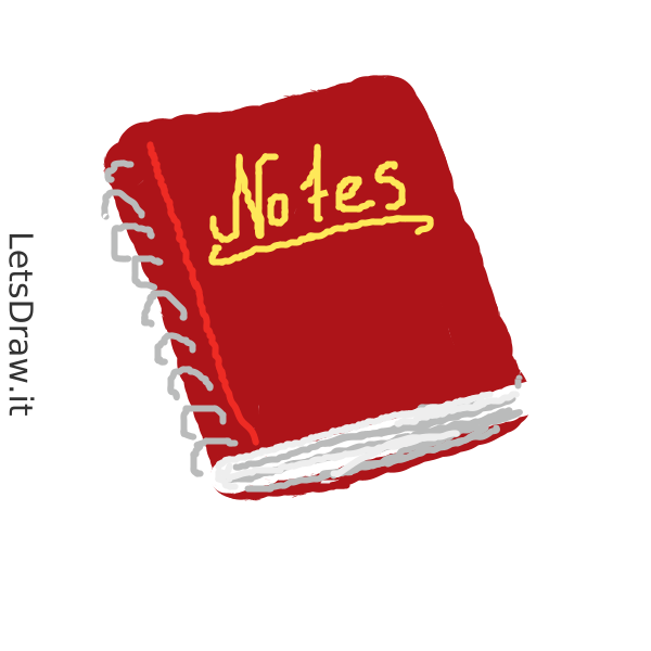 How to draw notepad / ucwctn1mw.png / LetsDrawIt