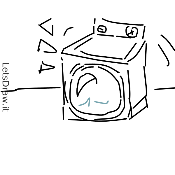 How to draw washer / wezf1efg.png / LetsDrawIt