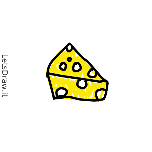 How to draw swiss cheese / xjq1endr.png / LetsDrawIt