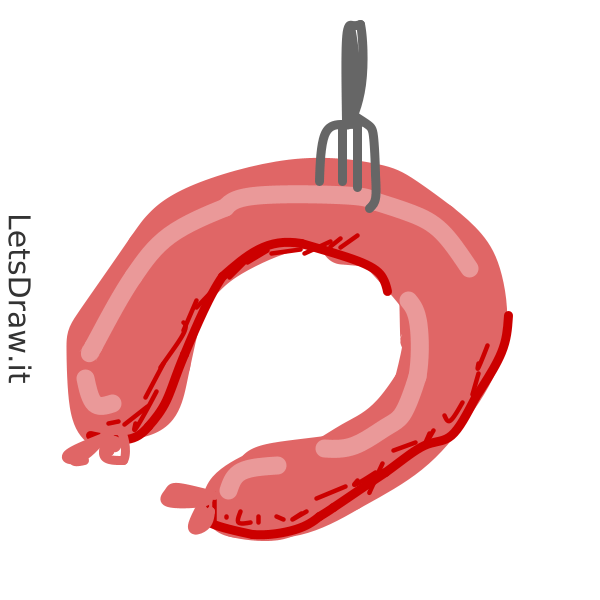 How to draw sausagemeat / ymbxngib8.png / LetsDrawIt
