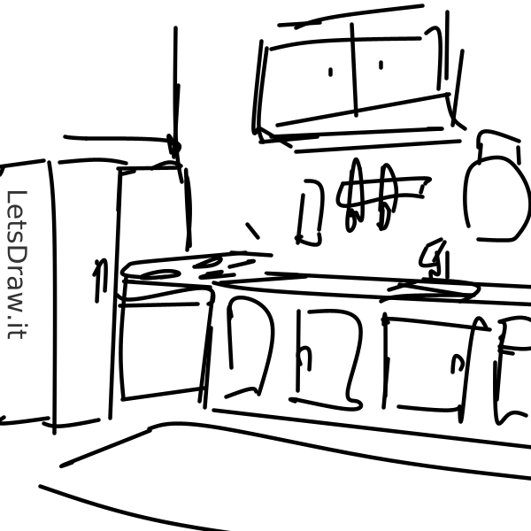 How to draw kitchen / ytcrc4q4i.png / LetsDrawIt
