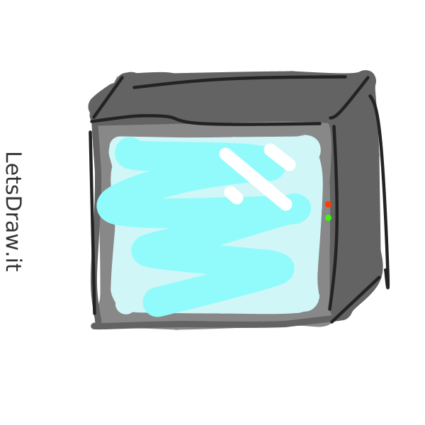 How to draw monitor / LetsDrawIt