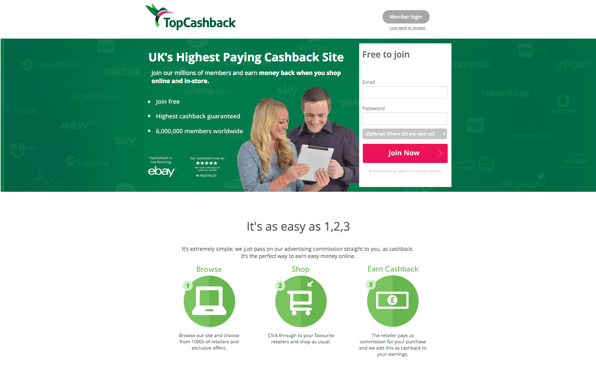 Topcashback Online and InStore Cashback LetsFixIt