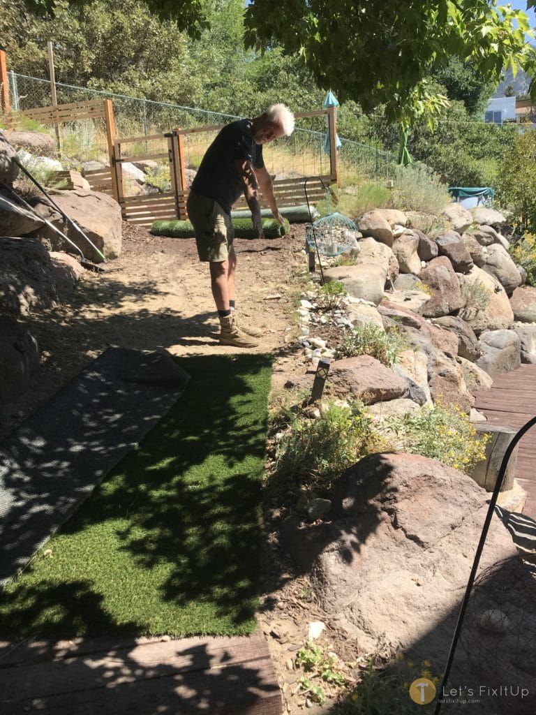 How To Install Artificial Grass Over Dirt