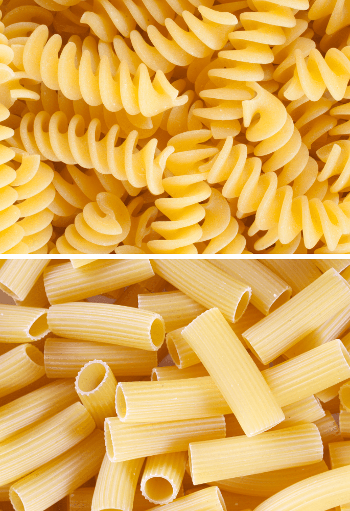 Fusilli vs Rigatoni What's the Difference? Let's Foodie