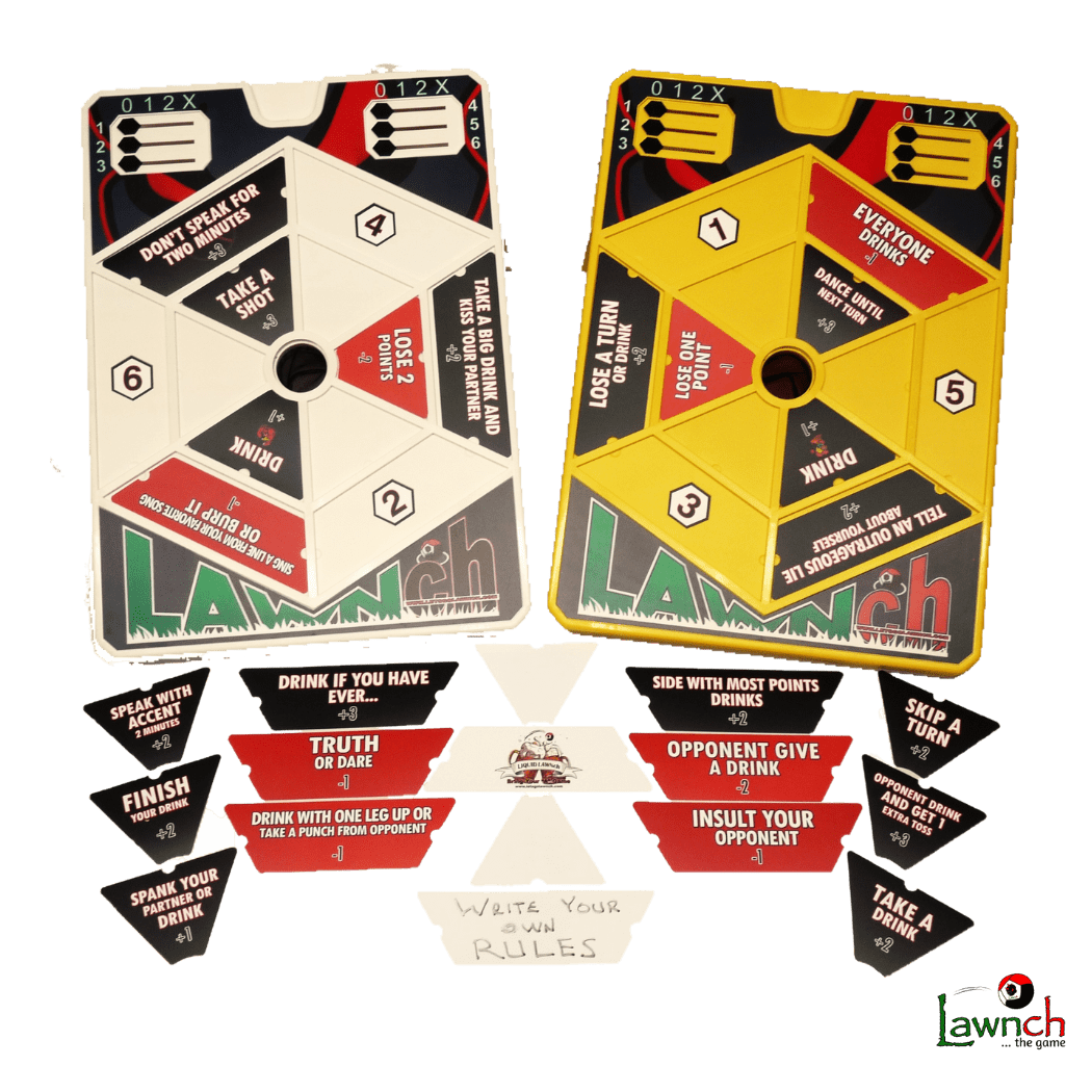 Liquid Lawnch (Drinking Game 28 pcs) Card Set Lawnch Game Best Yard