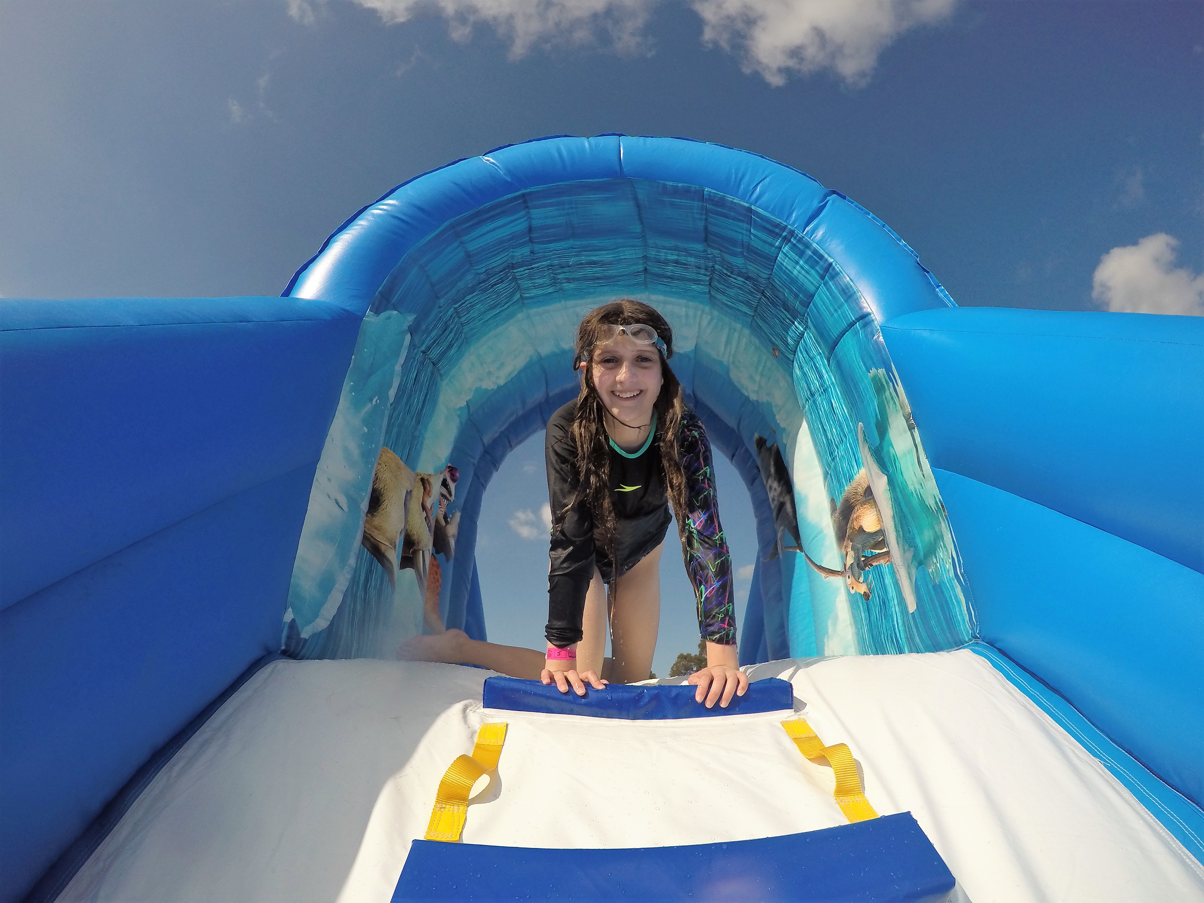 Inflatable water park fun Wollongong's newest school holidays