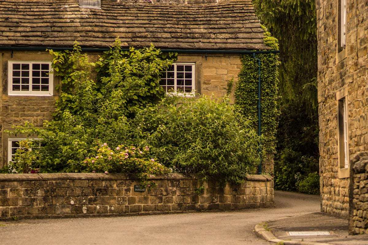 Edensor Beautiful Peak District village in Chatsworth Estate