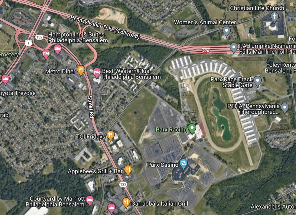 PARX Racing Directions & Parking Let's Go Racing Parx