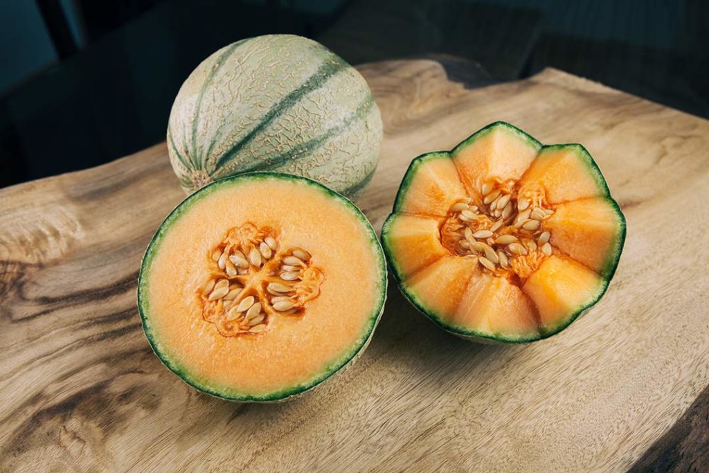 Honigmelone wenig Kalorien, super gesund und richtig erfrischend gut