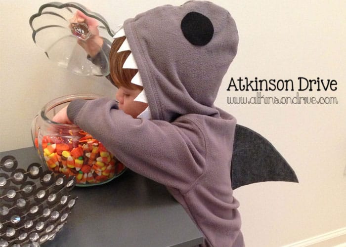 DIY Great White Shark Costume