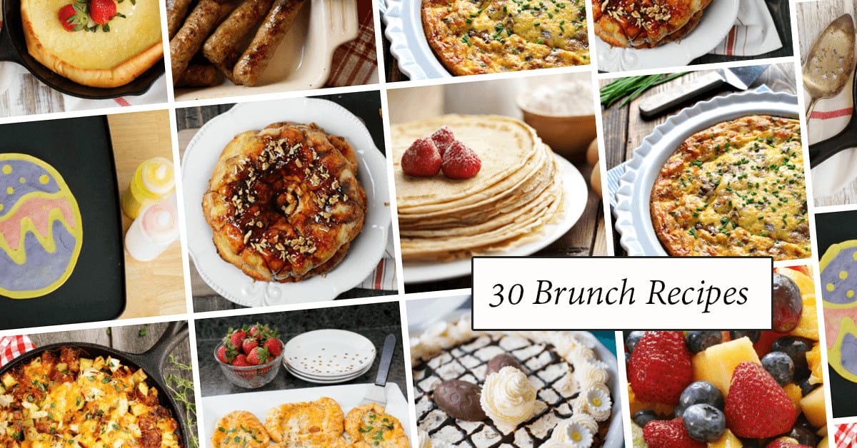 30+ Brunch Ideas Including Ham&Cheese Crescent Puffs Recipe!