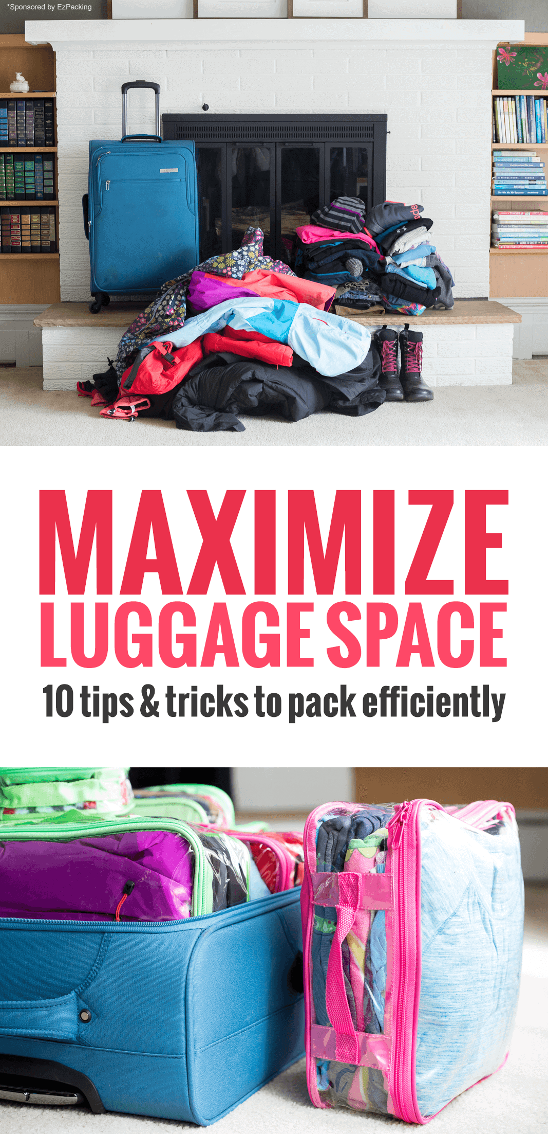 The Best Way To Pack a Suitcase Travel With Family + A Single Suitcase!