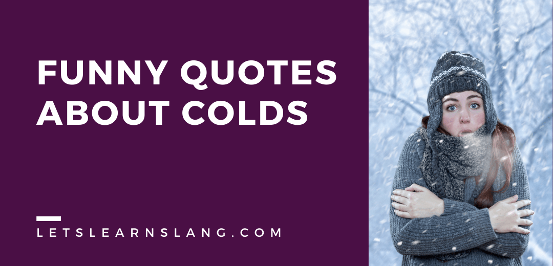 100 Funny Quotes About the Cold That Will Have You in Stitches Lets