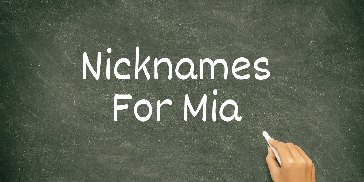 Top 100 Nicknames for Mia Lets Learn Slang