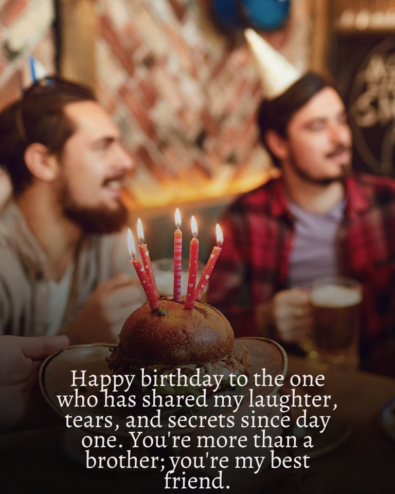 101 Happy Birthday Wishes for a Blood Brother Heartfelt Greetings and