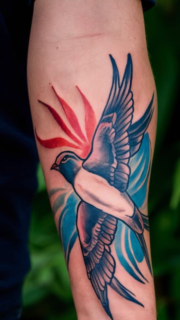 25 Swallow Tattoo Ideas and Meanings Soaring with Style Lets Learn Slang