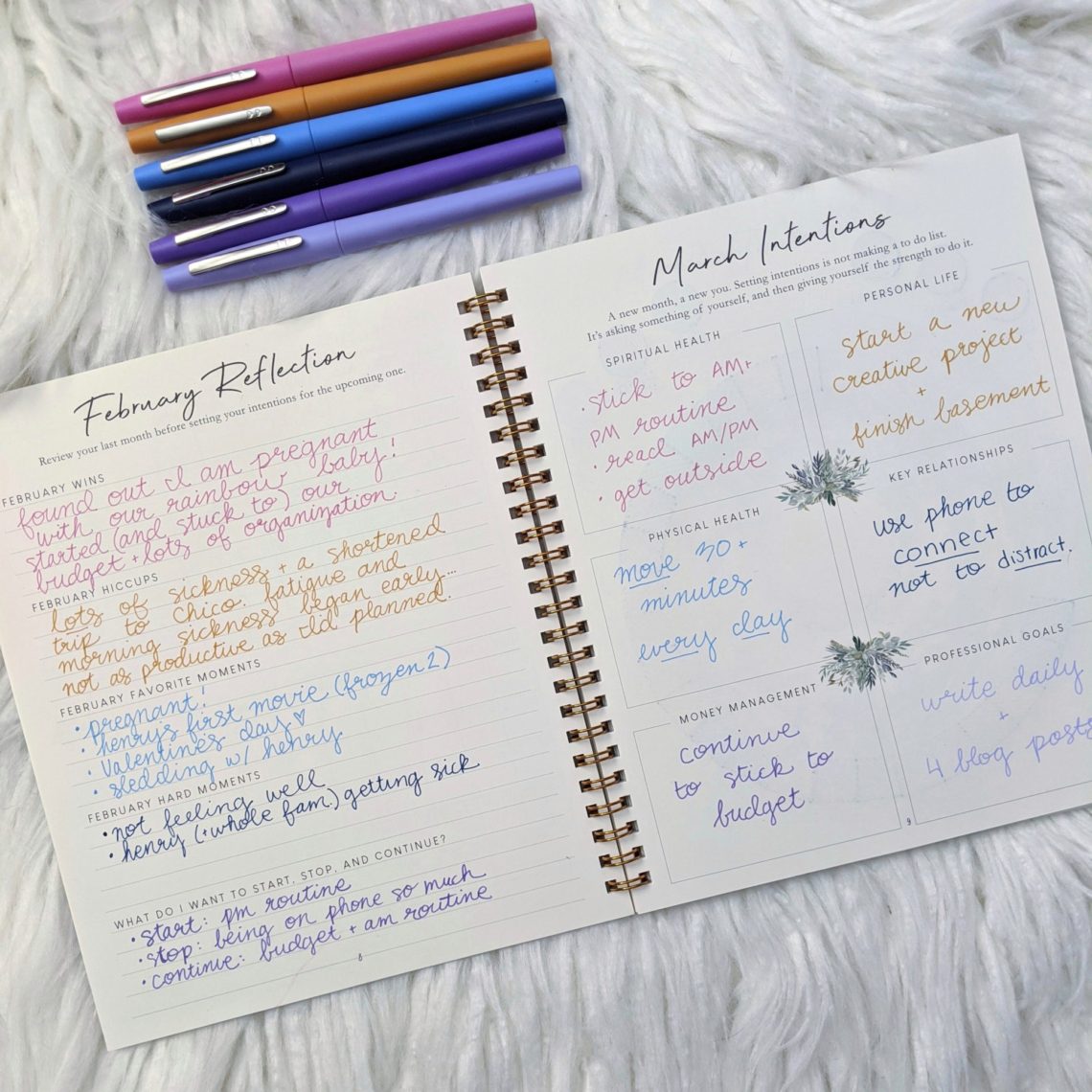 Silk & Sonder Monthly Planner Review Let's Live and Learn
