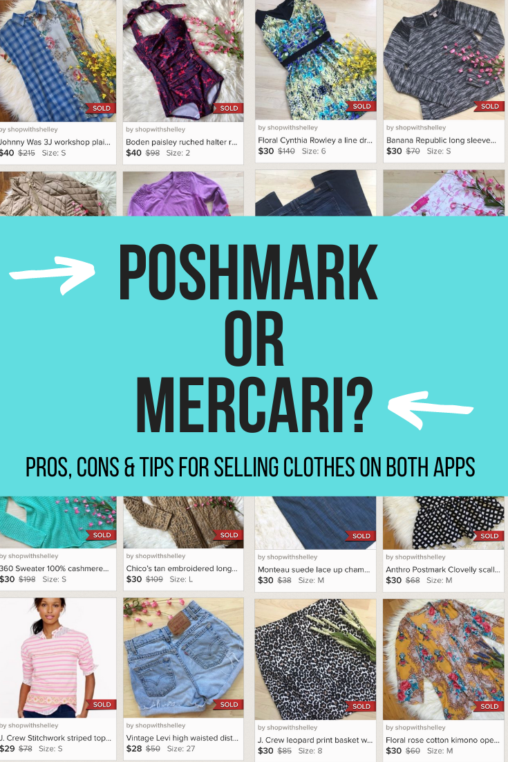 Selling on Poshmark vs. Mercari Pros, Cons & Tips Let's Live and Learn