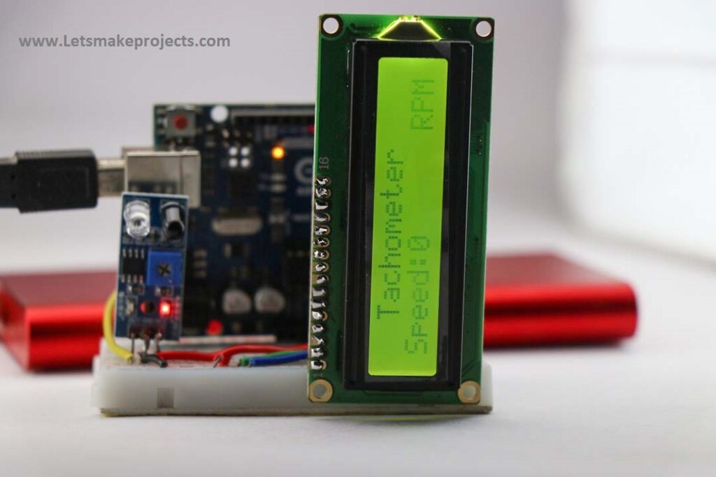 Make Tachometer using Arduino with Free codes and Circuit Diagram