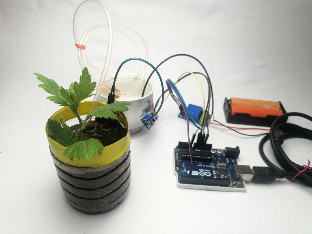 Make Arduino Automatic Plant Watering System in a Very Easy Way