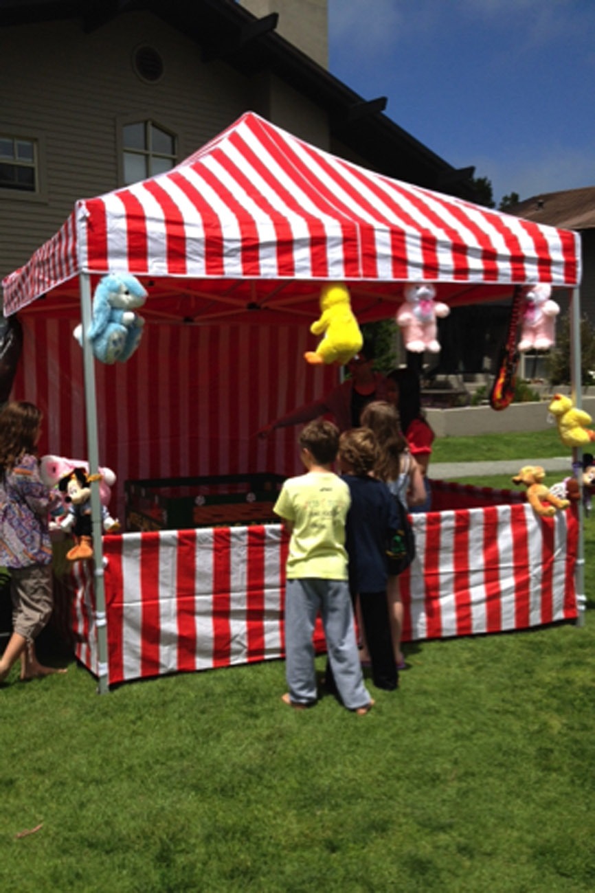 Carnival Tents Carnival Booths / Red & White Carnival Tent Rentals San