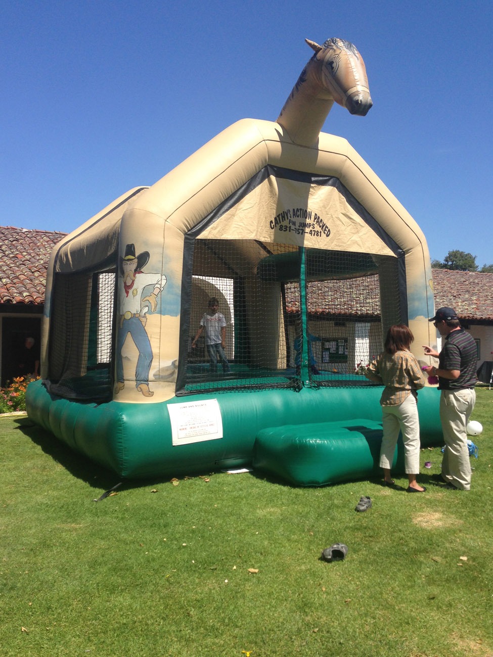 Horse bounce house rental bay area jump house rental PG