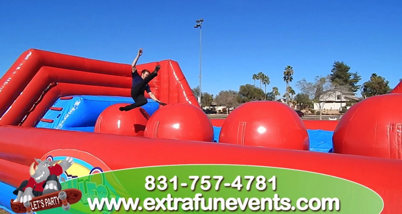 Inflatable Big Baller Obstacle Course Inflatable Rentals Lets Party