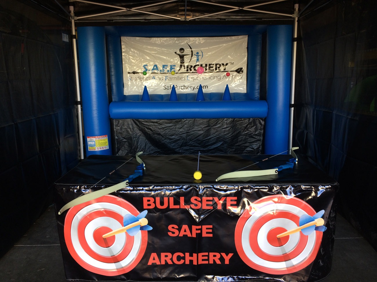 Bullseye Safe Archery Game Rental Carnival Rentals Lets Party