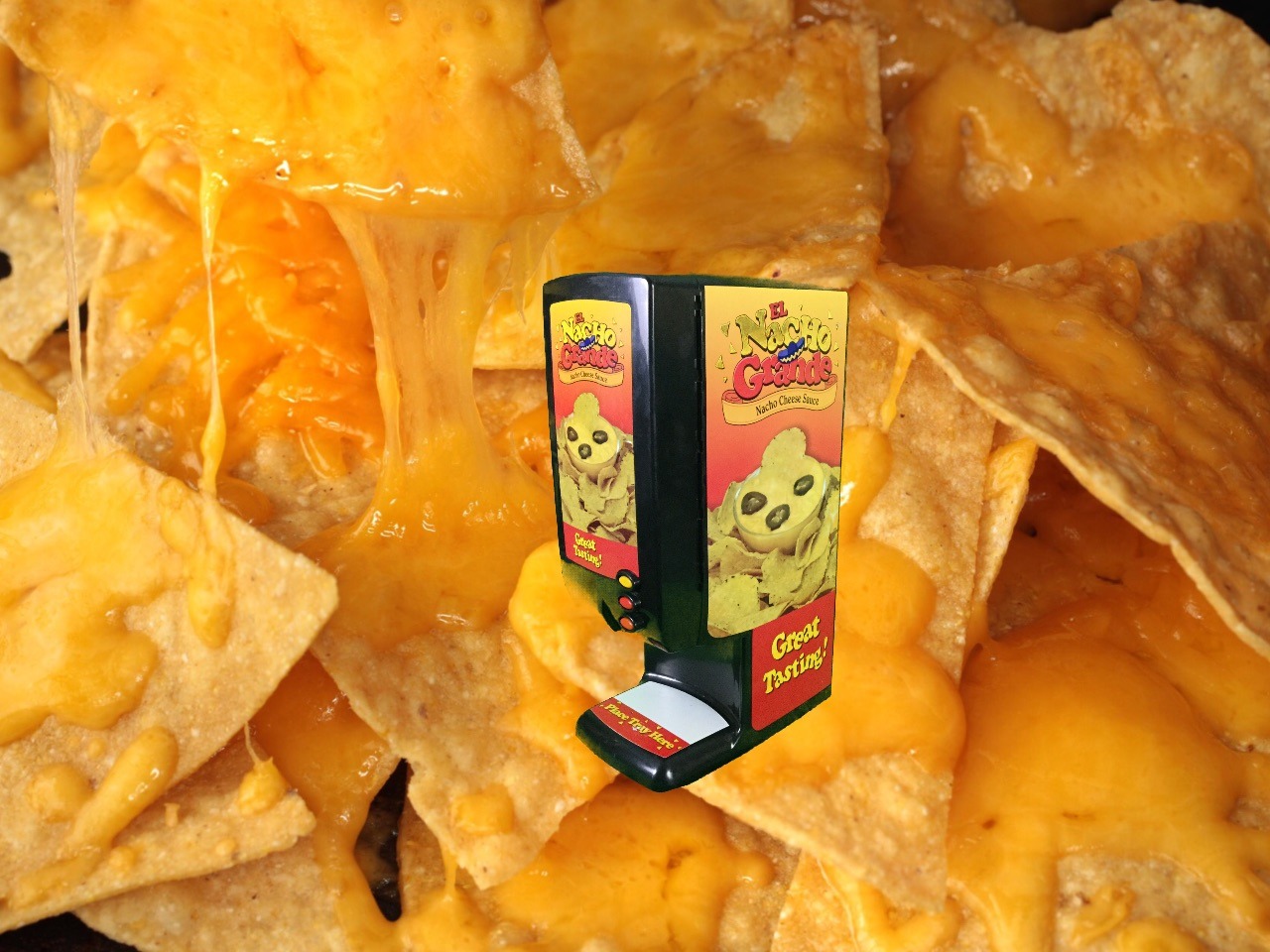 Nacho Machine Cheese Dispenser Lets Party
