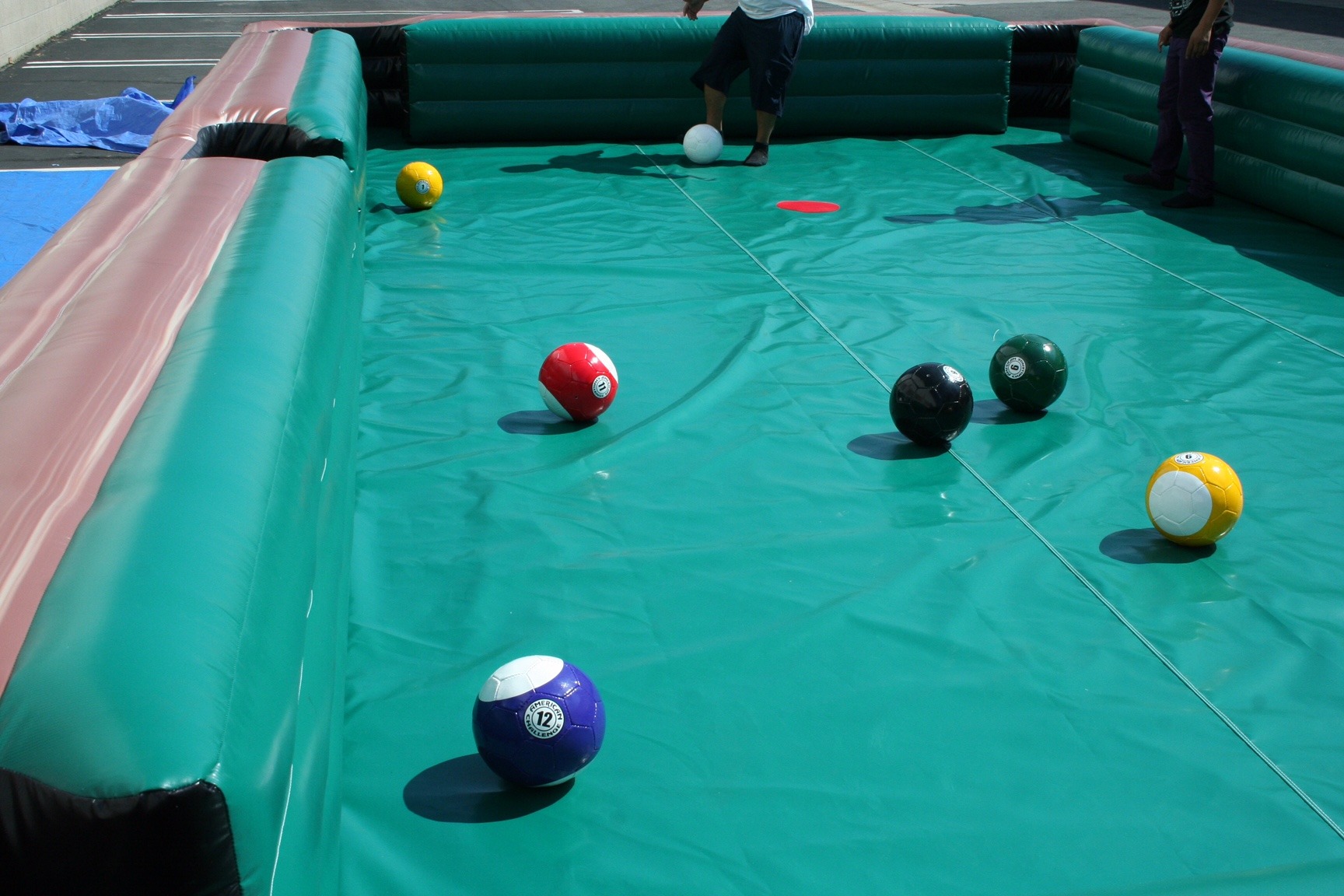 Inflatable Pool Table Rental Blow Up Billiards Game Let's Party
