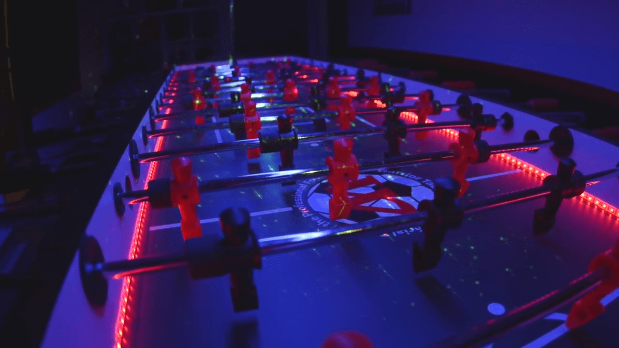 Giant LED Foosball Table Rental Party and Game Rentals Lets Party