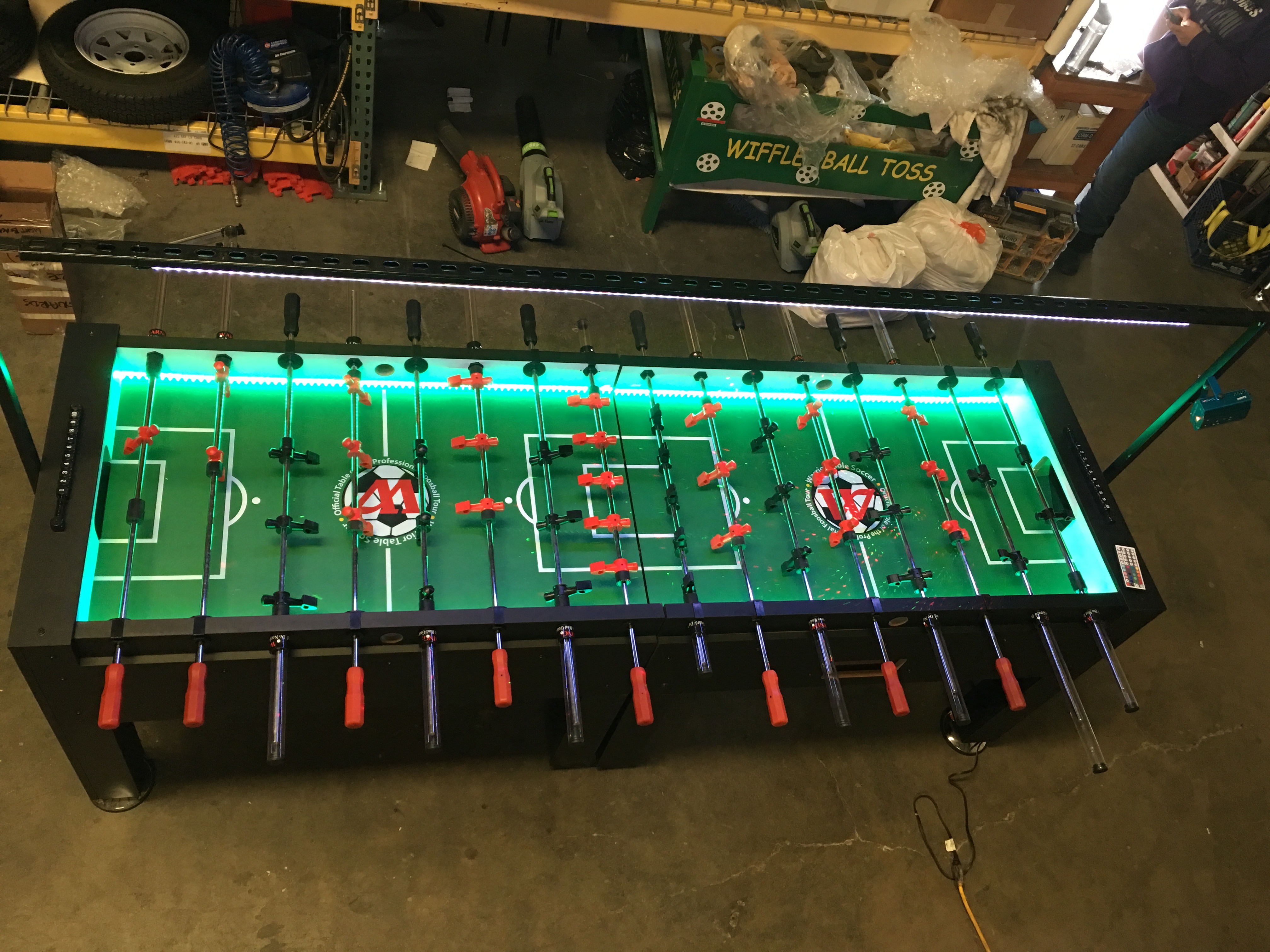 GIANT LED FOOSBALL TABLE RENTAL Lets Party