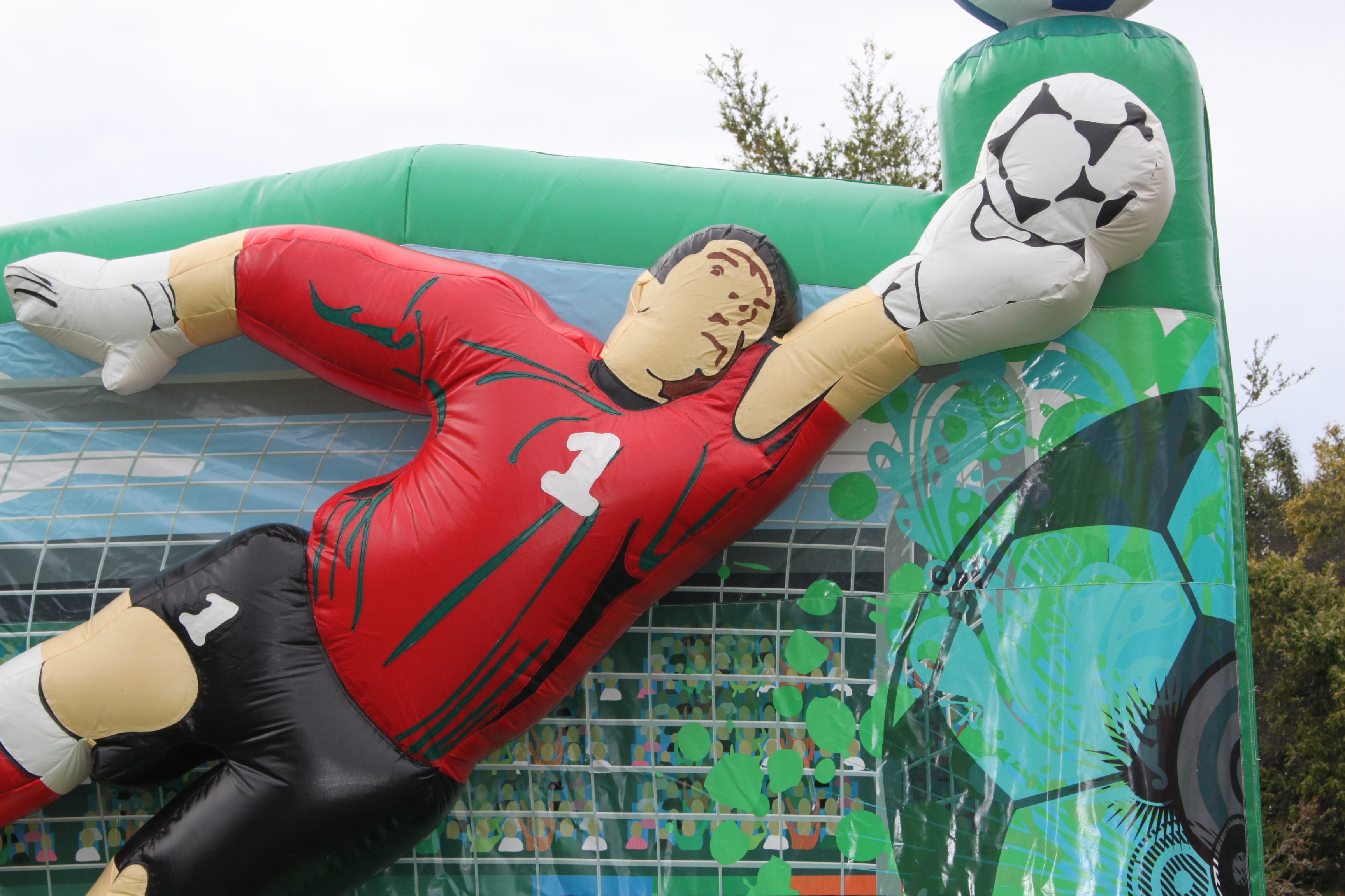 Soccer Bounce House Rental Sports Inflatables Lets Party