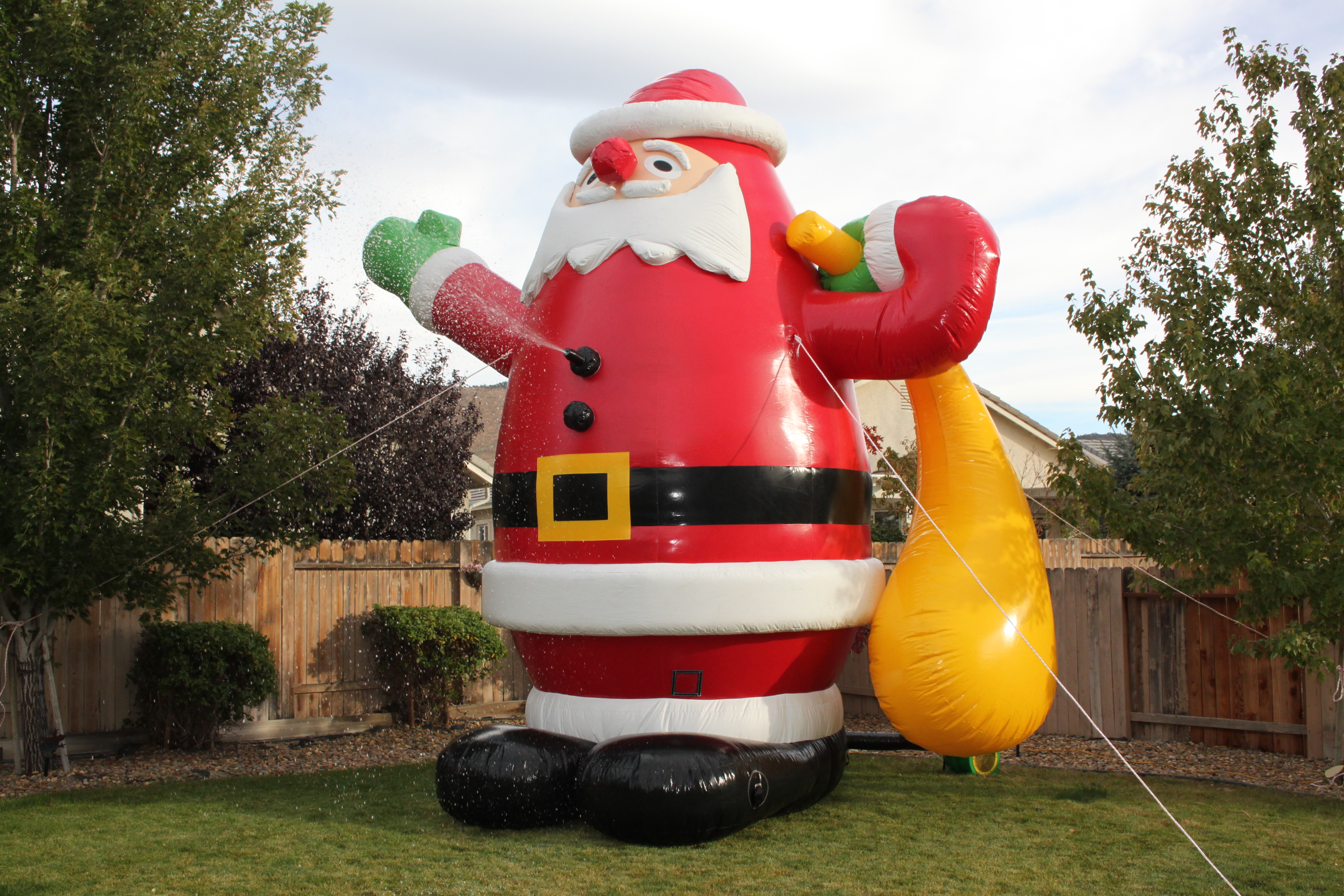Snow Machine Rental Inflatable Santa Claus Lets Party