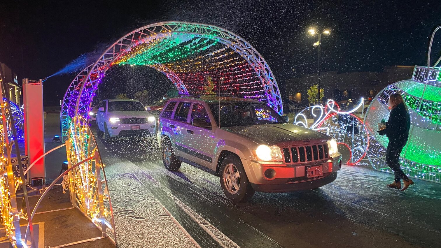 Commercial Snow Machine Rental Winter Holiday Event Lets Party