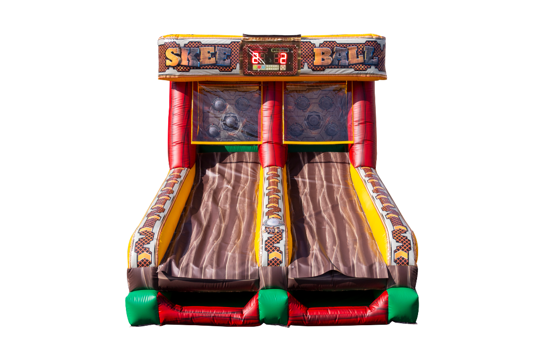 Inflatable Galactic Skee Ball Game Interactive Play Systems Let's Party