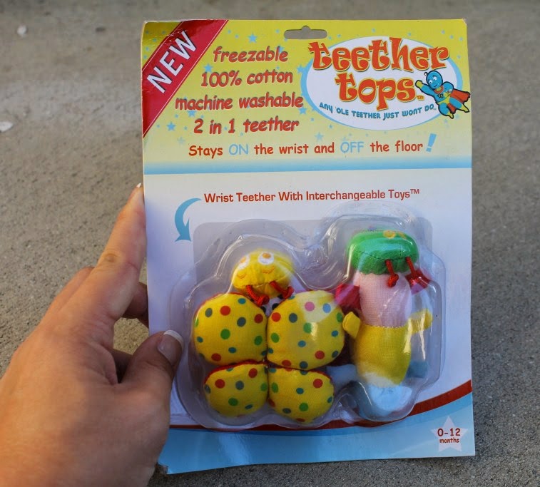 PRODUCT REVIEW Teethers that Don't Fall on the Floor TeetherTops PLUS