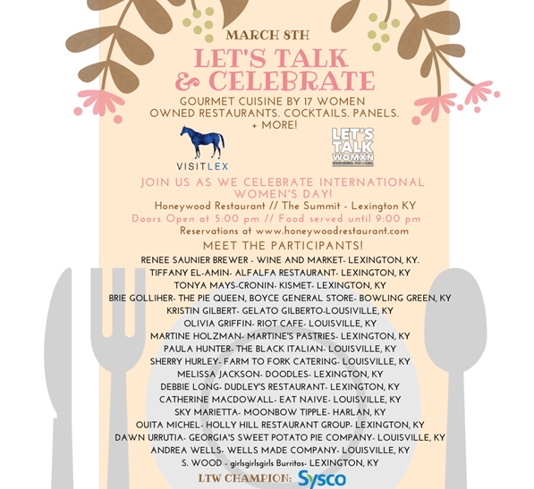 Let's Talk & Celebrate Kentucky Let's Talk Womxn Entrepreneurs