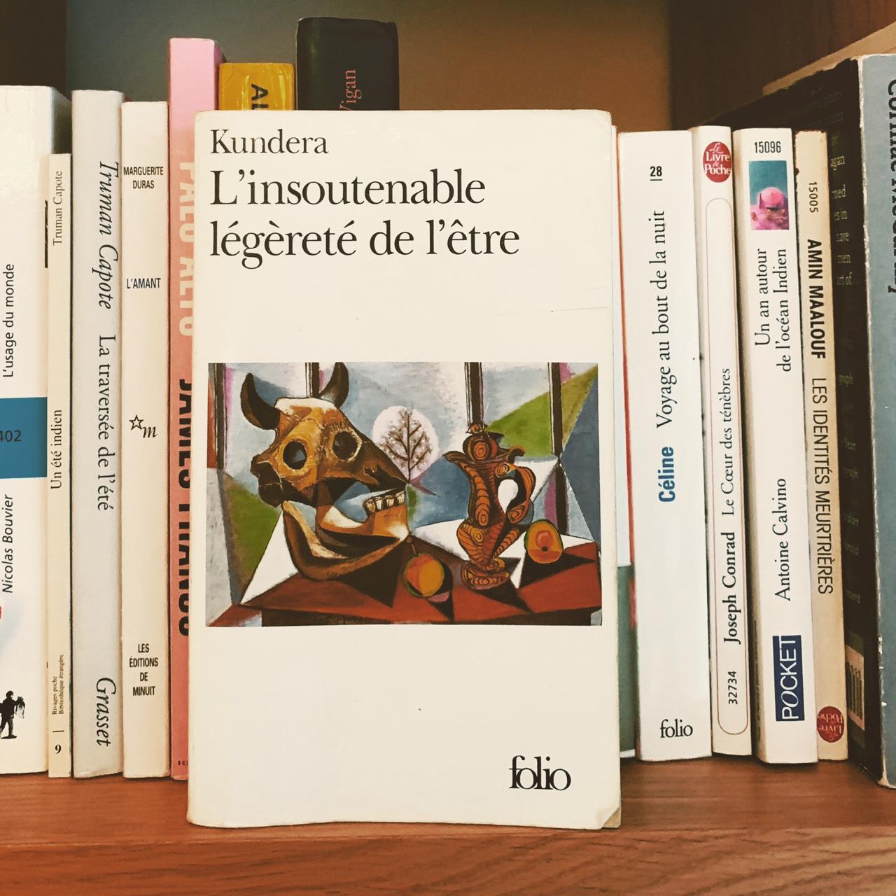 L’insoutenable légèreté de l’être Milan Kundera Aïcha's bookshelf